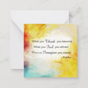 Carte De Correspondance *~ Bouddha Inspirational Kindness AP62 Note Card