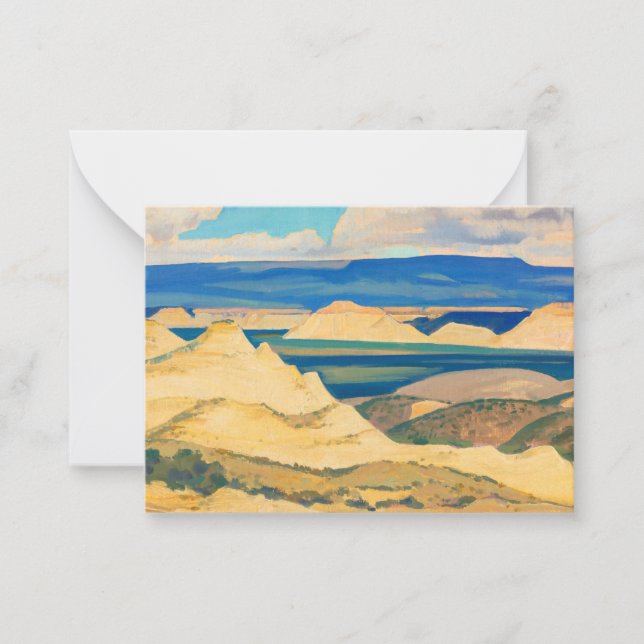 Carte De Correspondance Boulder Valley par Maynard Dixon (Devant)