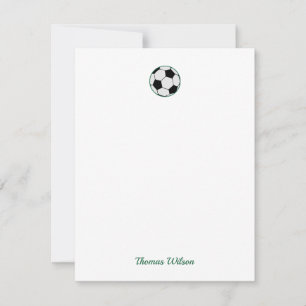Carte De Correspondance Boule de football personnalisée