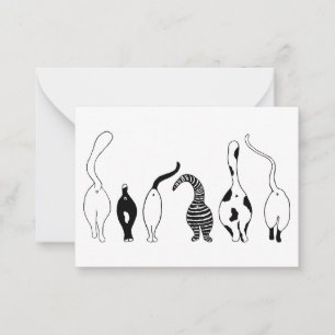 Carte De Correspondance Boutons de chat