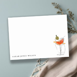 Carte De Correspondance Bravo pour l'amour moderne Cocktail Fête des marié