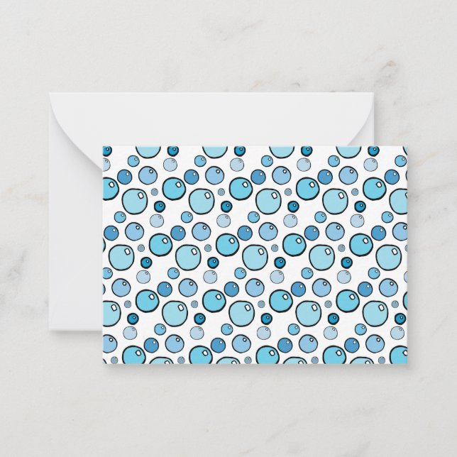 Carte De Correspondance Bubbles (Devant)