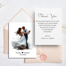 budget de mariage remerciements mariés