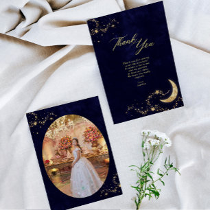 Carte De Correspondance BUDGET Marine or Under the Stars Quinceañera Photo