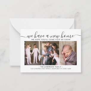 Carte De Correspondance Budget Nouvelle adresse résidentielle Déménagée 3