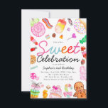 Carte De Correspondance Budget Sweet Celebration Kids Candyland Anniversai<br><div class="desc">Cute Sweet Celebration Candy Land Enfants Candyland Anniversaire Invitation</div>