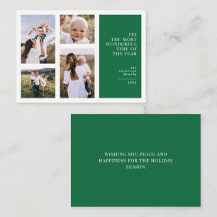 Carte De Correspondance budget Très beau temps noël multi photo