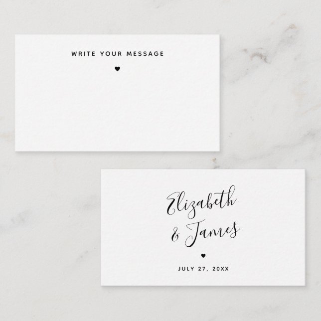 Carte De Correspondance BUDGET Unique non traditionnel amusant Idée de liv (Devant / Derrière)