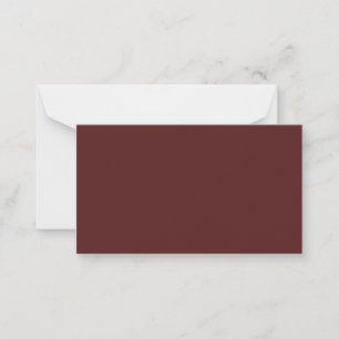 Carte De Correspondance Burgundy Deep Red Personnalisé
