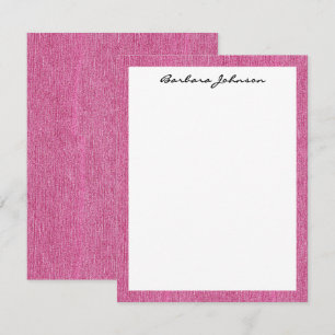 Carte De Correspondance Cadeau Client Budget Amis, Impression Denim Rose