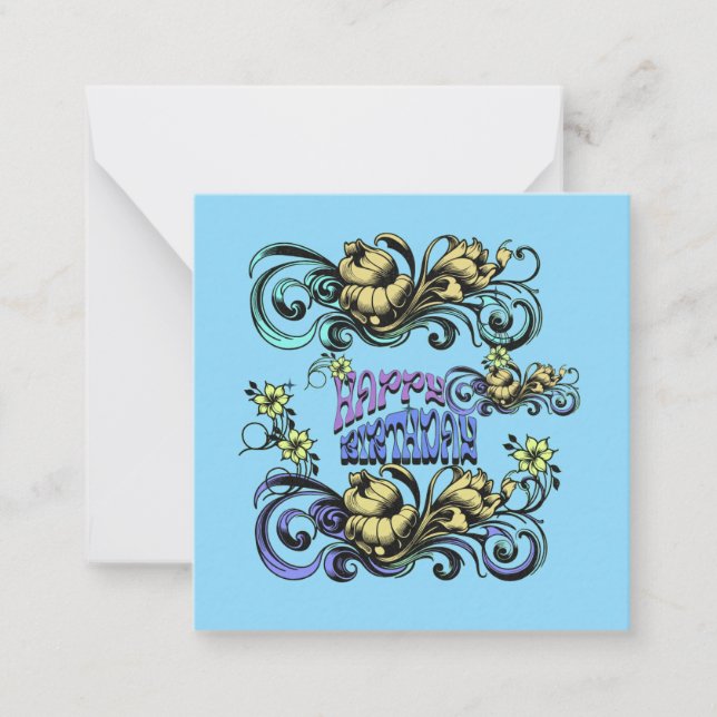 CARTE DE CORRESPONDANCE CADEAU D'ANNIVERSAIRE POUR MAMAN PAPA SOEUR FILS F (Devant)