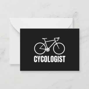 Carte De Correspondance Cadeau drôle de vélo pour cycliste