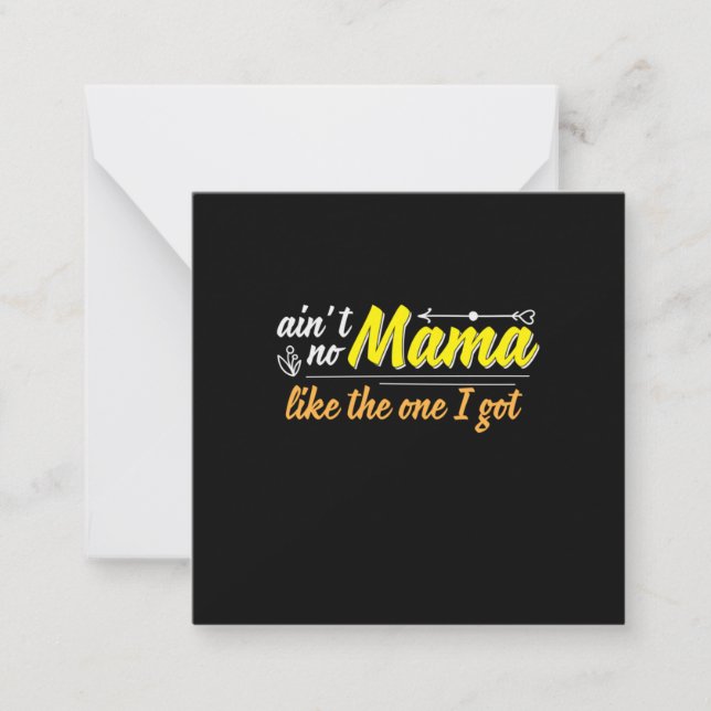 Carte De Correspondance Cadeau Maman Comme Celui Que J'ai Eu (Devant)