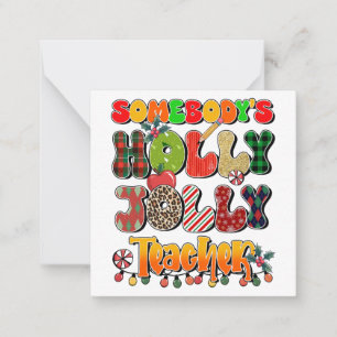 Carte De Correspondance Cadeau pour Enseignant Des Enseignants Vraiment