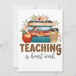 Carte De Correspondance Cadeau pour Enseignant Enseigner est une Affaire