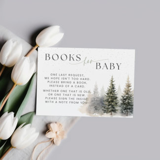 Carte De Correspondance Cadeau pour une Baby Shower : "Baby It's Cold Outs