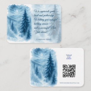 Carte De Correspondance Cadeaux de fin d'année pour entreprises Forêt hive