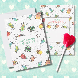 Carte De Correspondance Cadeaux de la Saint-Valentin pour enfants Bug Clas