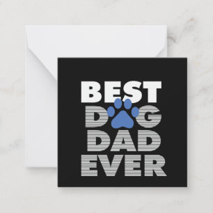 Carte De Correspondance Cadeaux Papa Meilleur Papa Chien de Tous les Tem