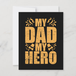 Carte De Correspondance Cadeaux Papa Mon Papa Mon Héros