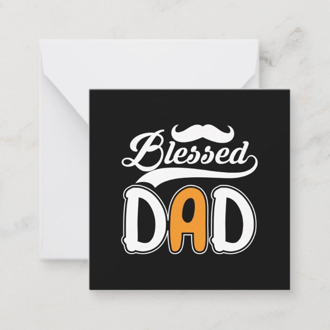 Carte De Correspondance Cadeaux Papa | Papa béni (Devant)
