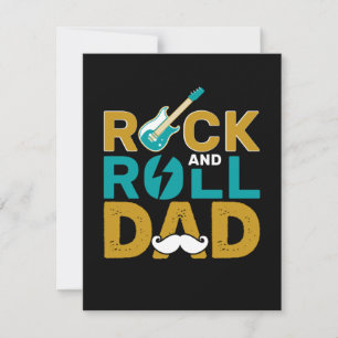 Carte De Correspondance Cadeaux Papa Papa Rock And Roll