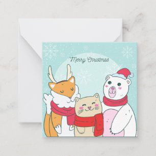 Carte De Correspondance Calendrier de l'Avent Mignon