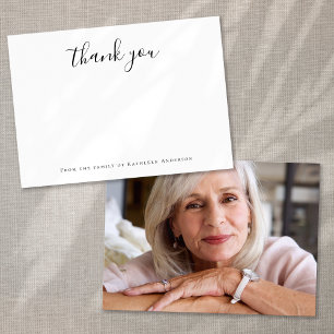 Carte De Correspondance Calligraphie minimaliste de la famille de