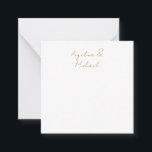 Carte De Correspondance Calligraphie professionnelle Elegant or couleur<br><div class="desc">Vous recherchez une belle calligraphie avec une écriture esthétique ? Ce design simple et attrayant est fait pour vous. Ce produit impressionne immédiatement ceux qui le voient. Le design raffiné et de bon goût reflétera immédiatement la qualité de votre relation et de votre famille.</div>