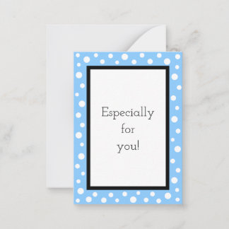 Carte De Correspondance Cartes-cadeaux pour petits points_Sky