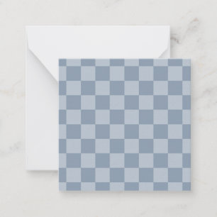 Carte De Correspondance Carton bleu Dusty