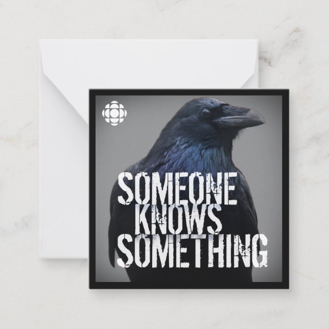 Carte De Correspondance CBC Quelqu'Un Sait Quelque Chose (Devant)