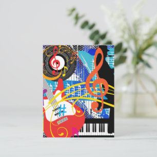 Carte De Correspondance Célébration de la musique