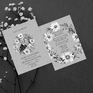 Carte De Correspondance Célébration de la soirée après la réception de mar