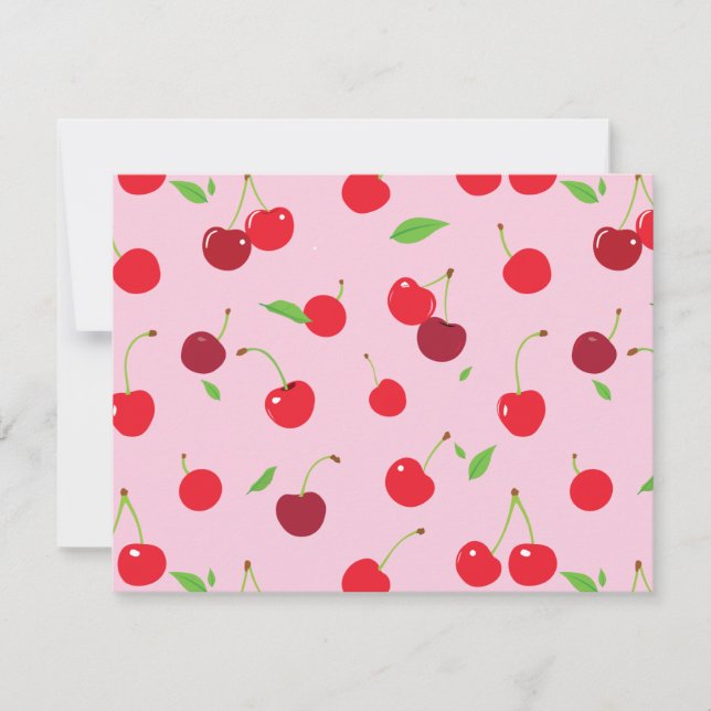 Carte De Correspondance Cerise 3 (Devant)