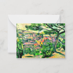 Carte De Correspondance Cezanne - Vue du matin de L'Estaque