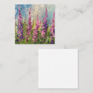 Carte De Correspondance Champs de lavande lunaire