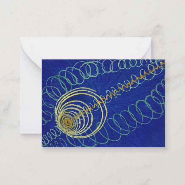 Carte De Correspondance Chaos Primordial par Hilma af Klint (Devant)
