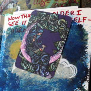 Carte De Correspondance Chat Lune Déesse Lune Chats Enfants Chats Lune