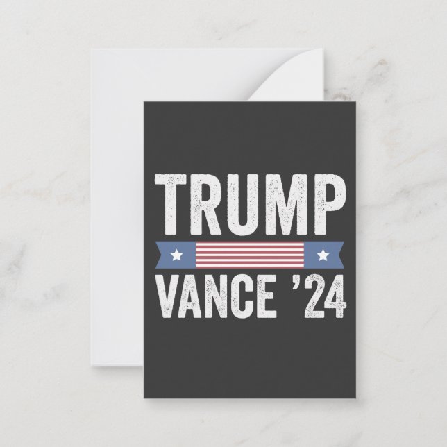 Carte De Correspondance Chemise de Noël laide de l'élection Trump Vance (Devant)