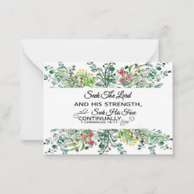 Cherchez le Seigneur cadre verdoyant Écriture