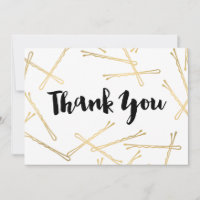 Chic Gold Bobby Pins Coiffeur Salon Merci