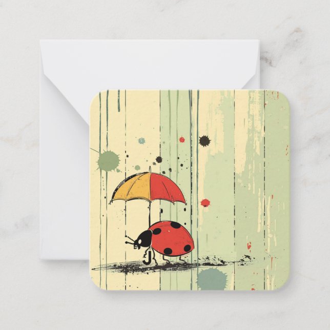 Carte De Correspondance Chic Ladybug Grace (Devant)