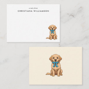 Carte De Correspondance Chien personnalisé pour le jour de Pi avec symbole