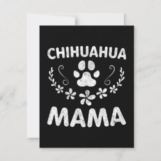 Carte De Correspondance Chihuahua Mama