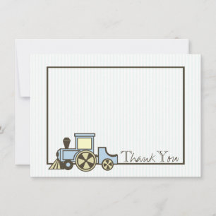 Carte De Correspondance Choo Choo Baby Merci plat