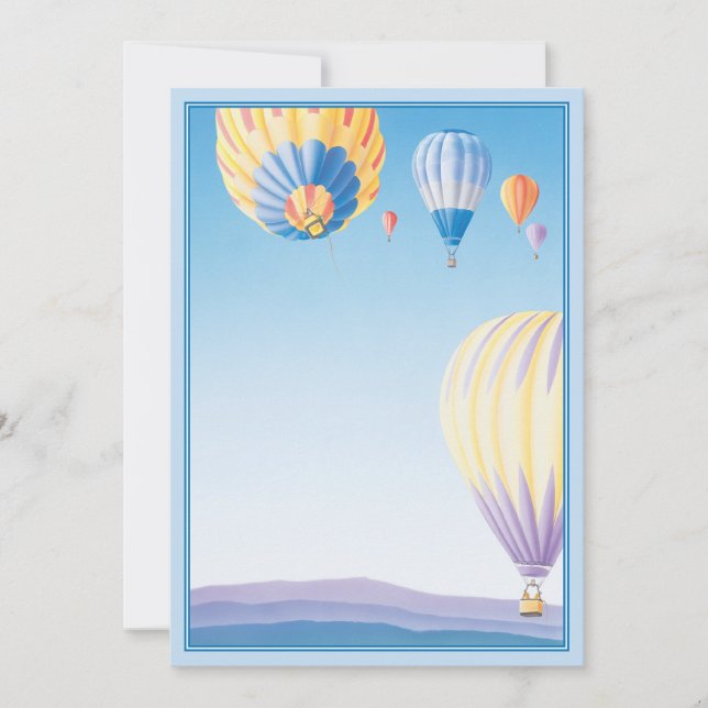 Carte De Correspondance Ciels bleus © (Devant)