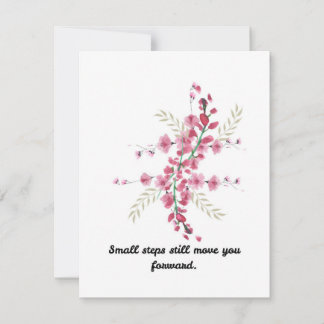 Carte De Correspondance Citation Fleur
