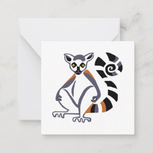 Carte De Correspondance Citron à queue de cerf mignon - animal en voie de 