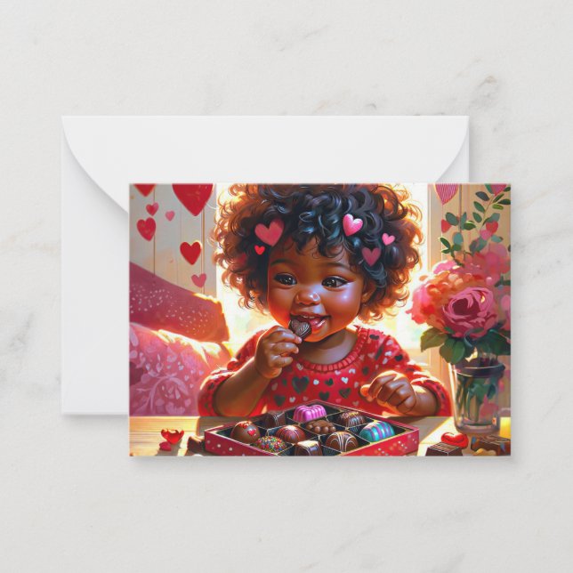 Carte De Correspondance Classe afro-américaine Valentine's Cards (Devant)